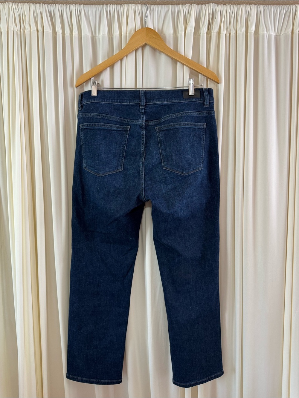 DL1961 Mara Straight Ankle‎ Mid Rise Instasculpt Dark Indigo Jeans Size 32 - Picture 7 of 10